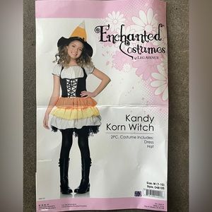 Kandy Korn Witch Halloween Costume - Size Medium (7-10)